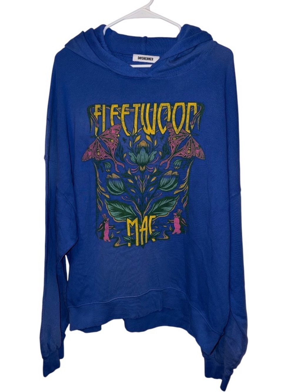 Daydreamer Fleetwood Mac "Butterflies"  Hoodie Size Large New Stevie Nicks